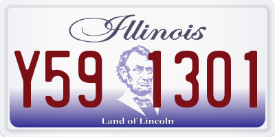 IL license plate Y591301