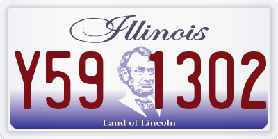 IL license plate Y591302