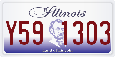 IL license plate Y591303