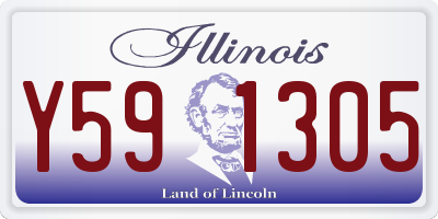 IL license plate Y591305