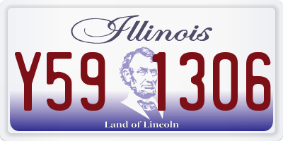 IL license plate Y591306