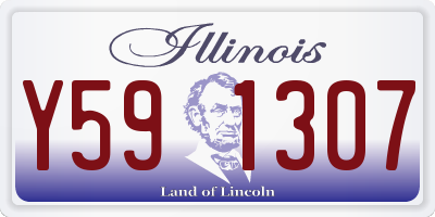 IL license plate Y591307