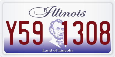 IL license plate Y591308