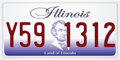 IL license plate Y591312