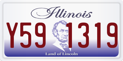 IL license plate Y591319