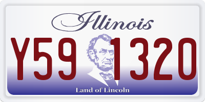 IL license plate Y591320