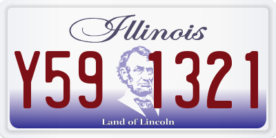 IL license plate Y591321