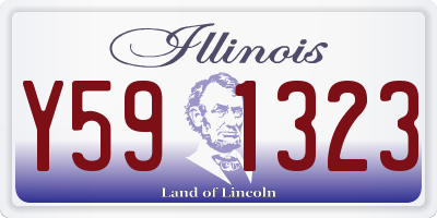 IL license plate Y591323
