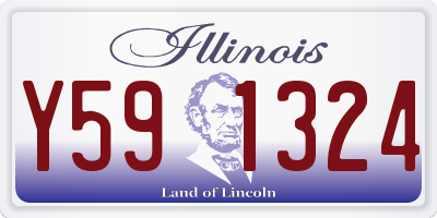 IL license plate Y591324