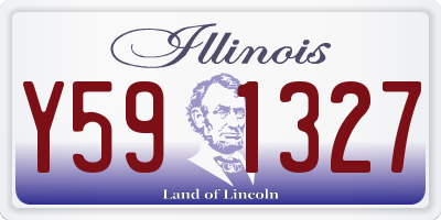 IL license plate Y591327