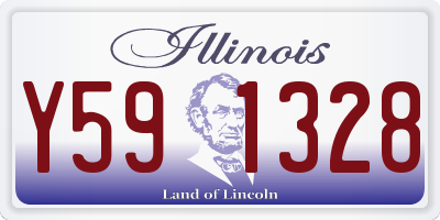 IL license plate Y591328