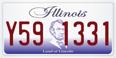 IL license plate Y591331