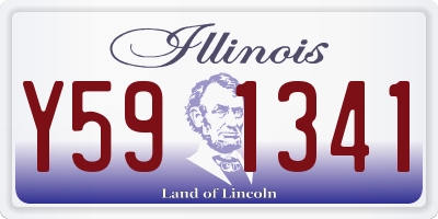 IL license plate Y591341