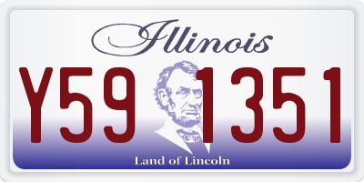 IL license plate Y591351