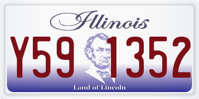 IL license plate Y591352