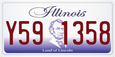 IL license plate Y591358