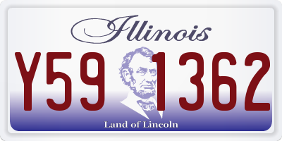 IL license plate Y591362