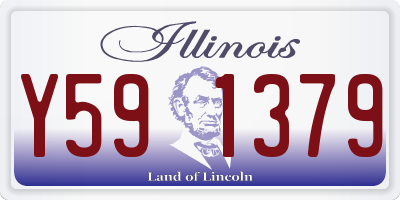 IL license plate Y591379