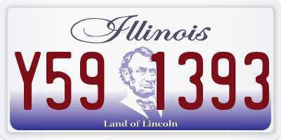 IL license plate Y591393