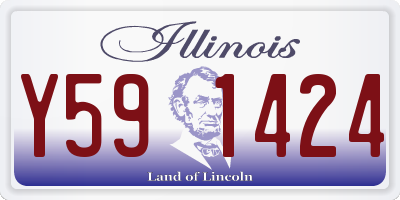 IL license plate Y591424