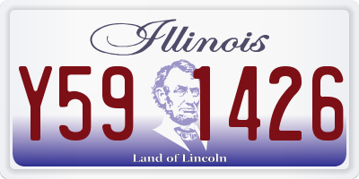 IL license plate Y591426