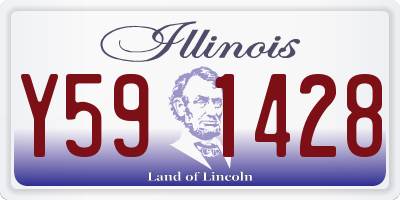 IL license plate Y591428