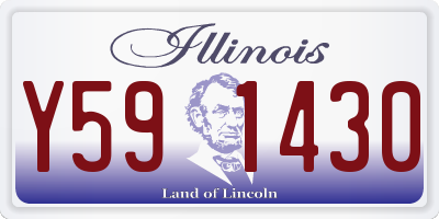 IL license plate Y591430