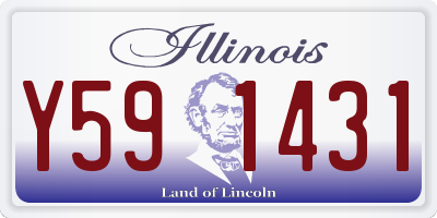 IL license plate Y591431