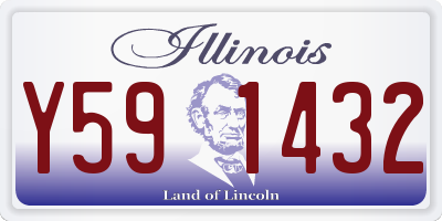 IL license plate Y591432