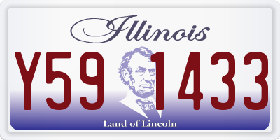 IL license plate Y591433