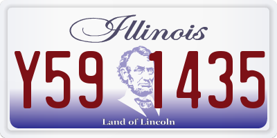 IL license plate Y591435