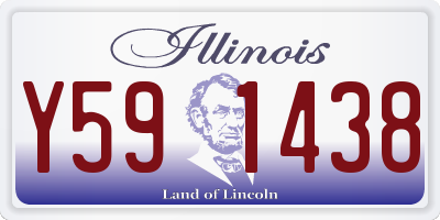 IL license plate Y591438