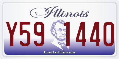 IL license plate Y591440