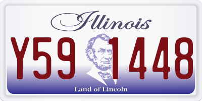 IL license plate Y591448