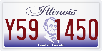 IL license plate Y591450