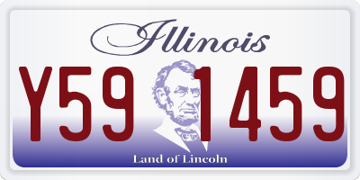 IL license plate Y591459