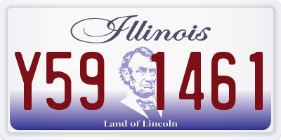 IL license plate Y591461