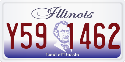 IL license plate Y591462