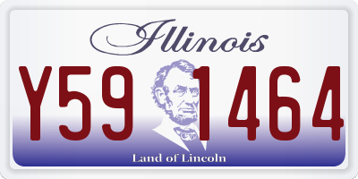IL license plate Y591464