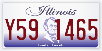 IL license plate Y591465