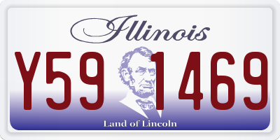 IL license plate Y591469