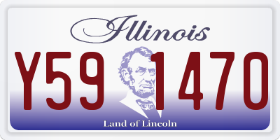 IL license plate Y591470