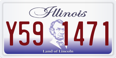 IL license plate Y591471