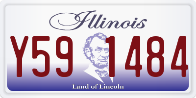 IL license plate Y591484