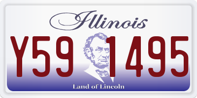 IL license plate Y591495