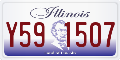 IL license plate Y591507