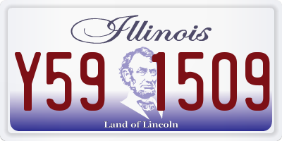 IL license plate Y591509
