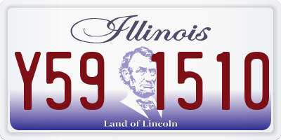 IL license plate Y591510