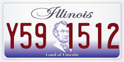 IL license plate Y591512
