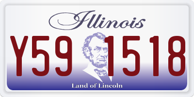IL license plate Y591518